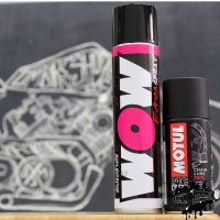 ( โปรสุดคุ้ม... ) 82U6TG9 ลด40.- สเปรย์ล้างโซ่ WOW EXTRA ขนาด 350 มล. + สเปรย์หล่อลื่นโซ่ MOTUL C2 ขนาด 150 มล. สุดคุ้ม เฟือง โซ่ แค ต ตา ล็อก เฟือง โซ่ เฟือง ขับ โซ่ เฟือง โซ่ คู่