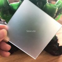 Matte Acrylic Sheet Cast Panel Transparent Plastic Plexi Glass Board for Signs DIY Display Projects Craft Cups  Mugs Saucers