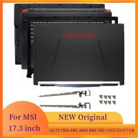 ใหม่สำหรับ MSI GL73 MS-17C5 MS-17C6แล็ปท็อปปกหลัง LCD 17C8/กรอบด้านหน้า/ที่ครอบบานพับ/ที่วางแขนด้านบนเคส/J15เคสด้านล่าง