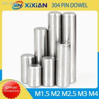 M1 M1.5 M2 M2.5 M3 M4 Cylindrical Pin 304 Stainless Steel Dowel Locating Shelf Support Solid Metal Dowel PIN