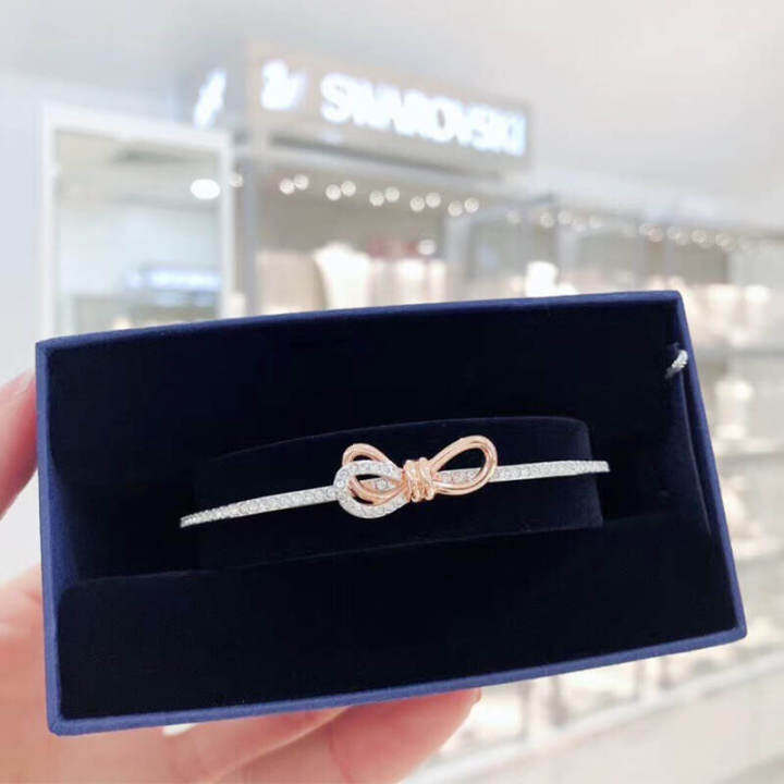 100-swarovskiของแท้swarovskiแท้-swarovski-กำไลข้อมือ-swarovski-กำไล-สวารอฟส-ของแท้-100-สร้อยข้อมือผู้หญิง-สร้อยข้อมือแฟชั่น-ของขวัญวาเลนไ