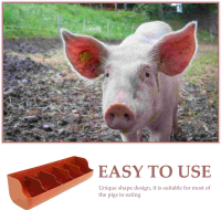 Piggy trough compartment kribbe pannage Feeder FARM Stock Piglet dispenser ปศุสัตว์