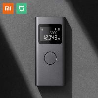 Mijia Smart Xiaomi เลเซอร์วัดระยะทางระยะทางแบบเรียลไทม์จอแสดงผล LCD อุปกรณ์หาพิกัดเลเซอร์สายวัดทำงานกับแอป Mi Home