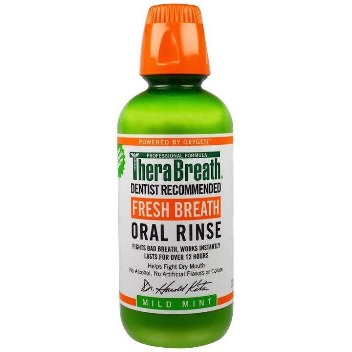 mouth wash TheraBreath Fresh Breath Oral Rinse 473mL | Lazada PH