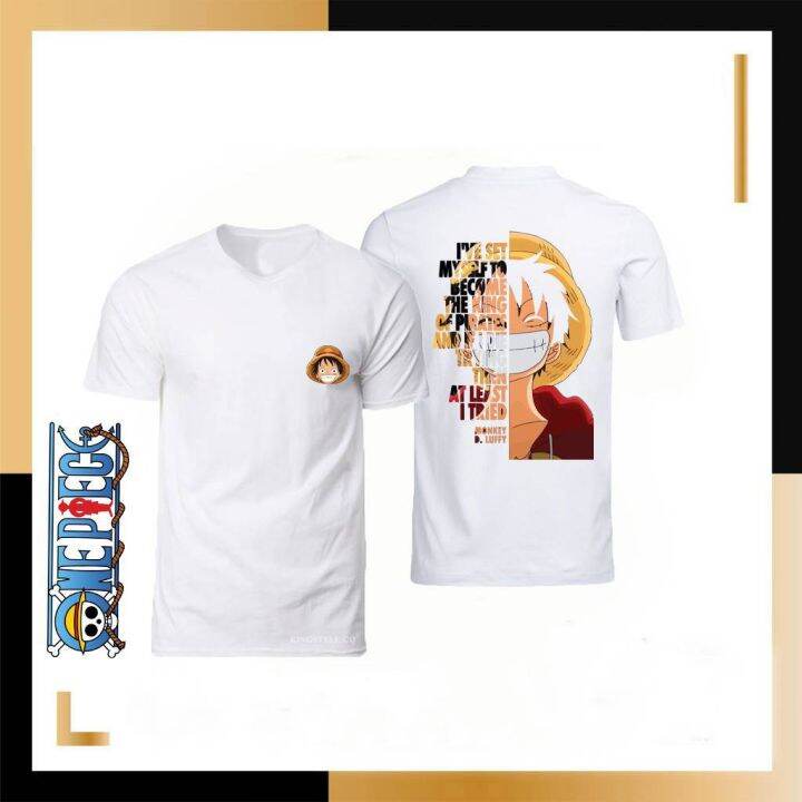 เสื้อยืดแขนสั้นลําลอง-ทรงหลวม-พิมพ์ลายอนิเมะวันพีช-ellen-luffy-พลัสไซซ์