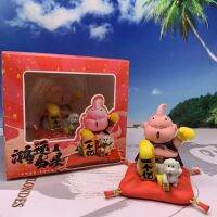 ฟิกเกอร์ตัวการ์ตูนส่งเร็ว12Cm,หุ่นตัวการ์ตูนจากเรื่อง Majin Buu Boo ทำจาก PVC ของขวัญตุ๊กตาโมเดลสำหรับเด็ก