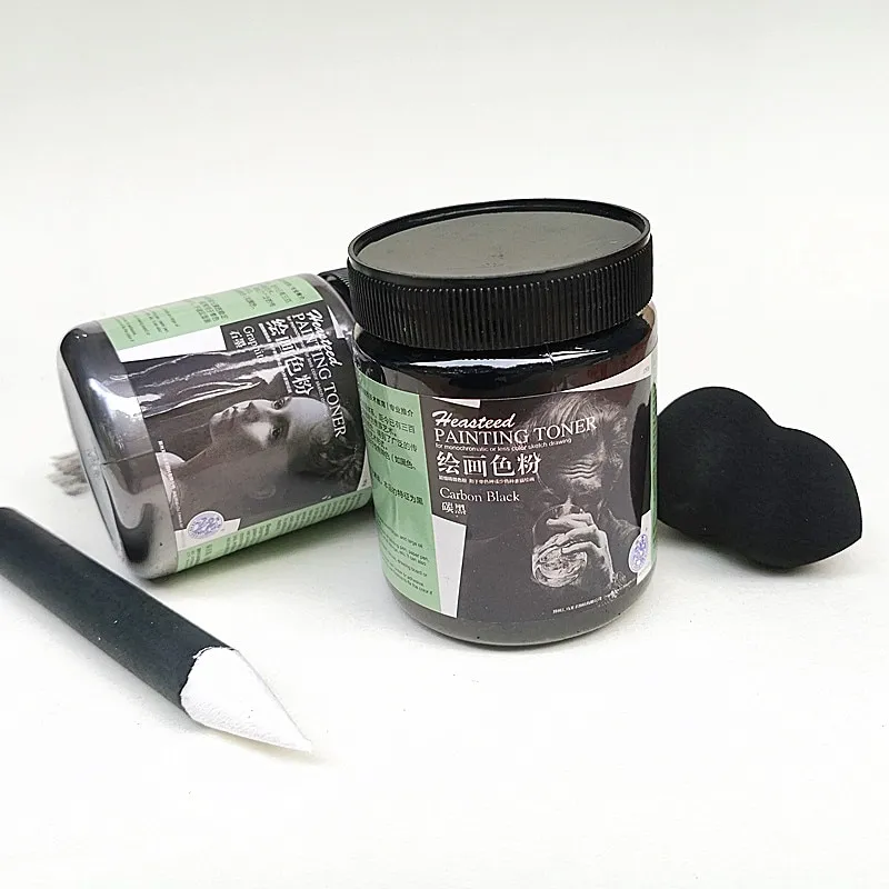 HEASTEED painting charcoal powder art special sketch charcoal powder 9color  water-soluble charcoal for drawing
