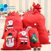 CREEPER ซานตาคลอส ความคิดสร้างสรรค์ กระเป๋าถือ เด็ก ต้นคริสต์มาส ถุงพวงคริสต์มาส ถุงของขวัญ ตกแต่งคริสต์มาส ถุงขนม