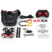 OXG 5.8G 40CH กล้อง FPV Mini RC โดรนแข่ง Quadc Opter เครื่องบิน3in ชุดหูฟัง Auto-ค้นหาแว่นตาเครื่องรับสัญญาณ