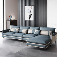 GAZZSI Nordic Technology Cloth Sofa Living Room Small Apartment Corner Simple Modern Italian Minimalist Fabric Sofa