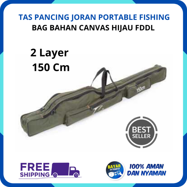 Tas Pancing Joran Portable Fishing Bag 120 Cm Dan 150 Cm - 150 Cm