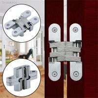 ✸❂ Stainless Steel Hidden Hinges Invisible Concealed Cross Door Hinge Folding Table Chair Door Hinge For Kitchen Furniture Hardware