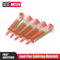 ► Original AMTECH NC-223-ASM 10CC Lead-Free Solder Flux Paste For SMT BGA Reballing Soldering Welding Repair Tools