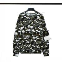 【 Fast Delivery 】 High Quality Stone Island~Camo Round Neck Pullover Sweater