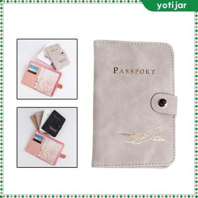 Yotjar เคสใส่หนังสือเดินทางผู้หญิงและผู้ชาย,เคสใส่คุณภาพดีขนาดเล็กทนทานที่วางหนังสือเดินทาง