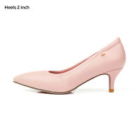 O&amp;B รองเท้าส้นสูงหนังแกะ รุ่น DIANA HEELS 2  in Candy Pink