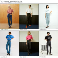 Anē signature jeans ,all color กางเกงยีนส์เอวสูง ผ้านำเข้าจากญี่ปุ่น  ane.wear (32พรี-Light/Med )