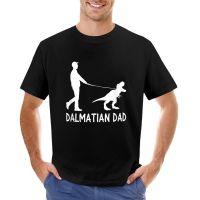 Mens Dalmatian Dad Dinosaur Dog Owners Funny Fathers Day T-Shirt customized t shirts sports fan t-shirts black t-shirts for men