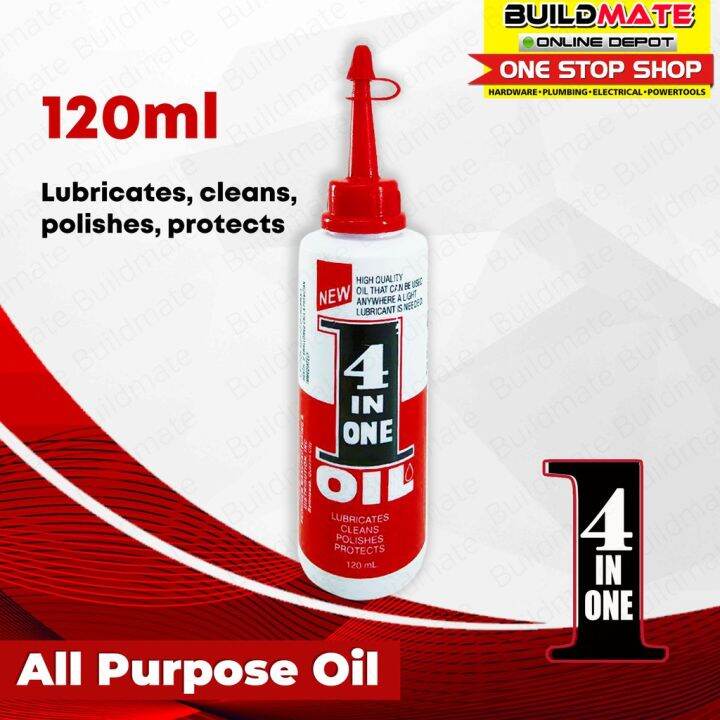 4 in 1 All Purpose Lubricant Oil 120ml •BUILDMATE•hdN Lazada PH
