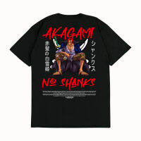 วันพีซ Akagami Shanks โลโก้ Kaos อะนิเมะ Karimake · เสียงทั่วโลก เสื้อยืดคอตตอนฤดูร้อน เสื้อยืดลายฤดูร้อน S-5XL