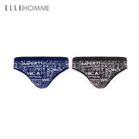 ELLE HOMME กางเกงในชายแพ็ค 1 ตัว รุ่นแฟชั่น ทรง BIKINI(KUB8922)