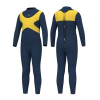 Hevto Wholesale Wetsuits Boys 32mm Neoprene Surfing Wetsuit Scuba Diving Suits Swimming Suit Back Zipper Warmth And Sunscreen