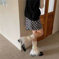 【CW】 and Warm Leg Cover Goth Fashion Socks Multicolor Punk for Calf