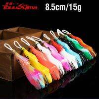 1PCS 8.5cm/15g Soft Frog Topwater Toman 10 Colors Floating Snakehead Plastic With Hooks