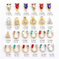 10pcs Crystal strass nail art stones alloy 3d decorations glitter nail charms rhinestones for designer jewelry