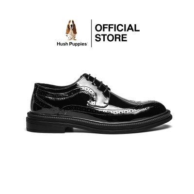 Hush Puppies_รองเท้าผู้ชาย รุ่น Julian HP 8HD9B7141 - สีดำ รองเท้าหนังแท้ รองเท้าลำลอง รองเท้าแบบสวม Formal Shoes