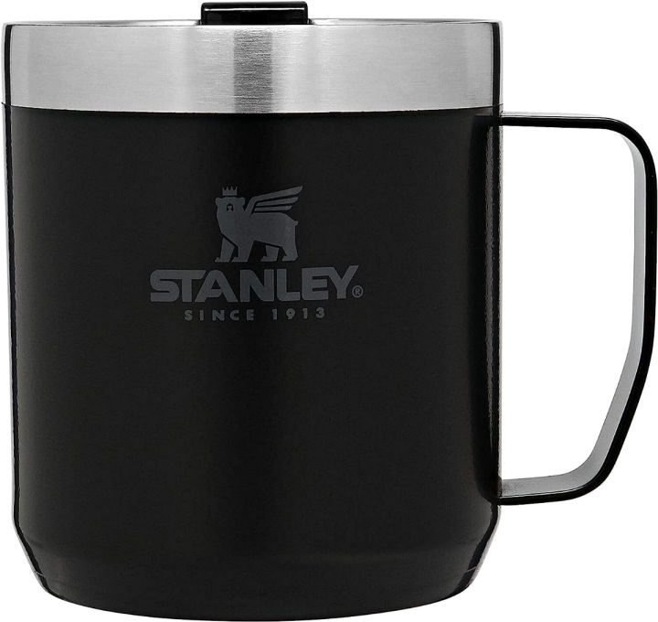 Stanley　Legendary　Mug,　Camp　Insulated　Mug　354　Classic　12oz　Select)　Stainless　Coffee　Lid,　Vacuum　Drink-Thru　Steel　with　Lazada　milliliters,　(Option