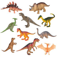 10Pcs เด็กจำลองไดโนเสาร์ Figurines ของเล่นสำหรับเด็กรุ่น Action Figures Plesiosaurus Prehistory สัตว์เด็ก Gift