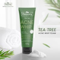 Plantnery Tea Tree Acne Whip Foam 100 g โฟมล้างหน้า ที ทรี เนื้อวิปเนียนนุ่ม สำหรับผิวที่มีปัญหาสิว ผิวมัน