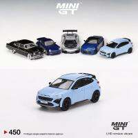 รถมินิ GT 1:64รถโมเดล H KONA N Performance Alloy Die-Cast Vehicle #450 LHD สีน้ำเงิน