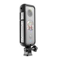 PULUZ PC กรอบกันกระแทกสำหรับ Insta360หนึ่ง X2,พร้อมขายึดอแดปเตอร์และสกรู