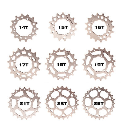 คุณภาพสูงจักรยานเสือภูเขา Cassette Flywheel Sprocket Cog 9 Speed MTB 11T 12T 13T 14T 15T 16T 17T 18T 19T 21T 23T 25T เต็มรูปแบบอะไหล่ซ่อม9 S จักรยานเสือภูเขาอะไหล่จานเฟืองเกียร์,ใส่ได้กับ SHIMANO SRAM Sunrace