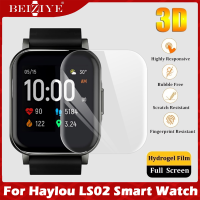 สําหรับ Haylou LS02 Smart Watch ฟิล์ม Screen Protector ฟิล์ม TPU ฟิล์มกันรอยหน้าจอทรงโค้ง สําหรับ ฟิล์ม haylou lS02 ฟิล์ม protective film (Not Glass)