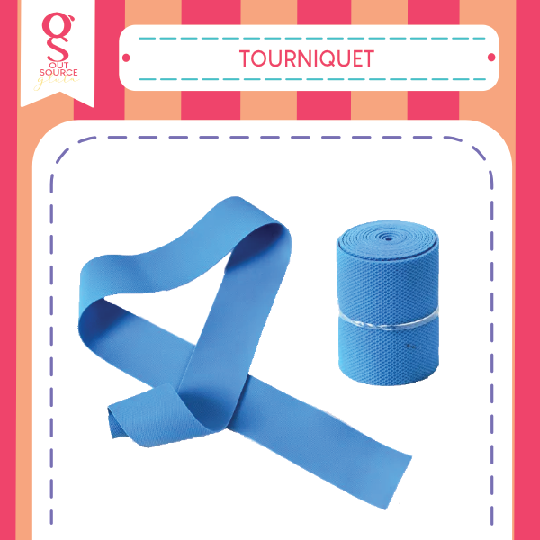 OUTSOURCE SKIN TOURNIQUET (RUBBER TOURNIQUET OR TOURNIQUET WITH LOCK