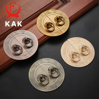 KAK 2PCS Antique Bronze Cabinet Handles Vintage Chinese Style Drawer Knobs Wardrobe Door Handles Furniture Handle Hardware