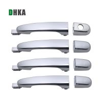 ที่จับประตูโครเมียมด้านนอก DHKA สำหรับ KIA Sportage EX 2005 2006 2007 2008 2009 -2010 OEM: FR:82661-1F00000 FL:82651-1F00000 R