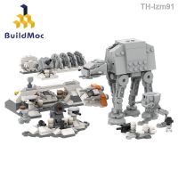 ? ของเล่นทางปัญญา Buildmoc MOC-44946 Microscopic Howth Battle AT-AT Compatible LEGO Puzzle การประกอบบล็อกตัวต่อ