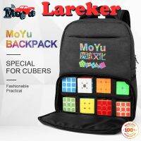 Moyu กระเป๋าเป้สะพายหลัง Rubiks Cube กระเป๋าเก็บของ Multi-Pocket Breathable Mesh Professional Magic Cube กระเป๋าเป้สะพายหลัง