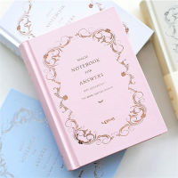 208แผ่น Creative A6 Magic Answer Notebook Journal Diary Planner หน้าว่าง Memo Book ปกแข็ง Copybooks