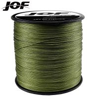 JOF เอ็นตกปลาคาร์พ8เส้น/4เส้น500ม./300ม./100ม. เส้นใยถักวัสดุ PE Janpan 10-120LB