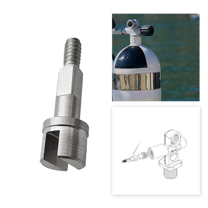 Daywolf Scuba Diving Cylinder Valve Replacement Sturdy Easy to Install