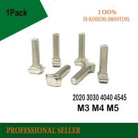 2020 3030 4040 4545 Series M3 M4 M5 M6 M8 x10/12/16/20/25mm Hammer Head T Bolt Nickel Plated For Aluminum Profile T-slot t screw