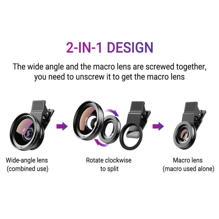 apexel-2-in-1-hd-camera-lens-0-45x-super-wide-angle-amp-12-5x-macro-mobile-lens-phone-lens-for-iphone-11-all-smartphones-accessories
