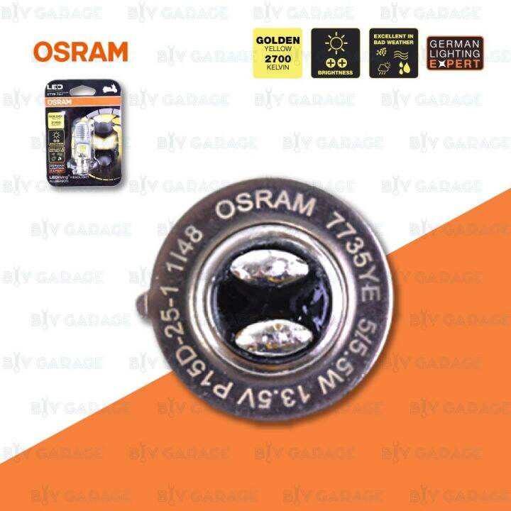 hot-osram-หลอดไฟหน้ามอเตอร์ไซค์-led-รุ่น-t19-สี-golden-yellow-2-700-kelvin-13-5v-5-5-5w-ส่งด่วน-หลอด-ไฟ-หน้า-รถยนต์-ไฟ-หรี่-รถยนต์-ไฟ-โปรเจคเตอร์-รถยนต์-ไฟ-led-รถยนต์