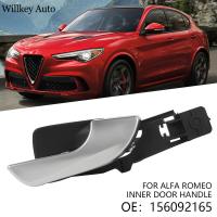 สำหรับ Alfa Romeo Giulietta โครเมี่ยมด้านขวา Os ที่จับประตูด้านหน้าคนขับภายใน