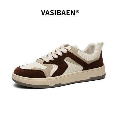 TOP☆VASIBAEN Skateboard Shoes &amp;Canvas Shoes with Trend New style Korean style All-match Vintage Sports Leisure for men